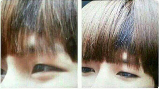 Taehyung Cut His Hair Accidentally Army S Amino