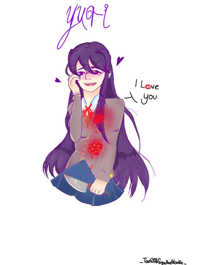 Yuri Fanart I L Ve You Doki Doki Literature Club Amino