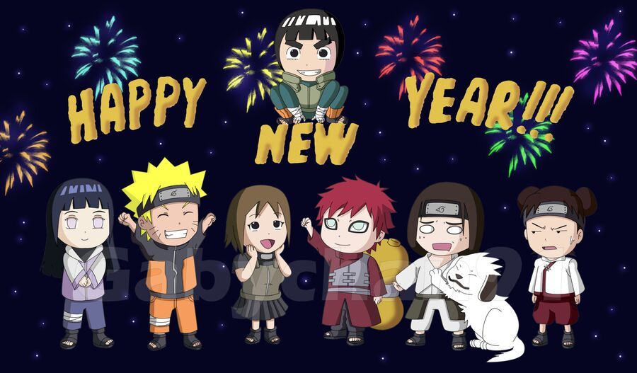 Anime Happy New Year 2015 by Cokedark11 on DeviantArt