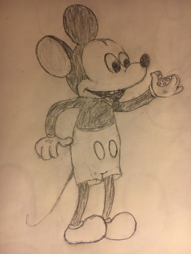 My Early 1940s Mickey Mouse Drawing | Cartoon Amino