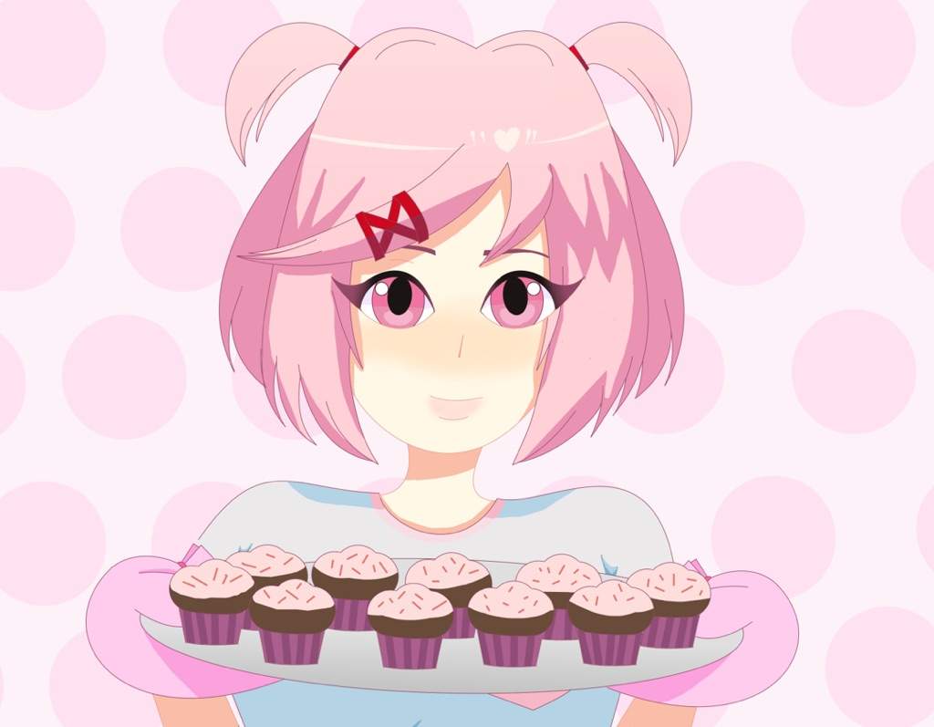 Natsuki and cupcakes A secret Collab with MR NIGHTMARE? 