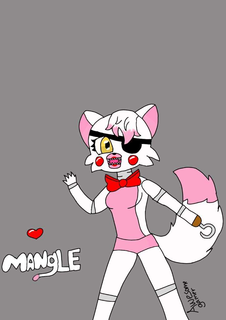 I Drew Mangle 😛 