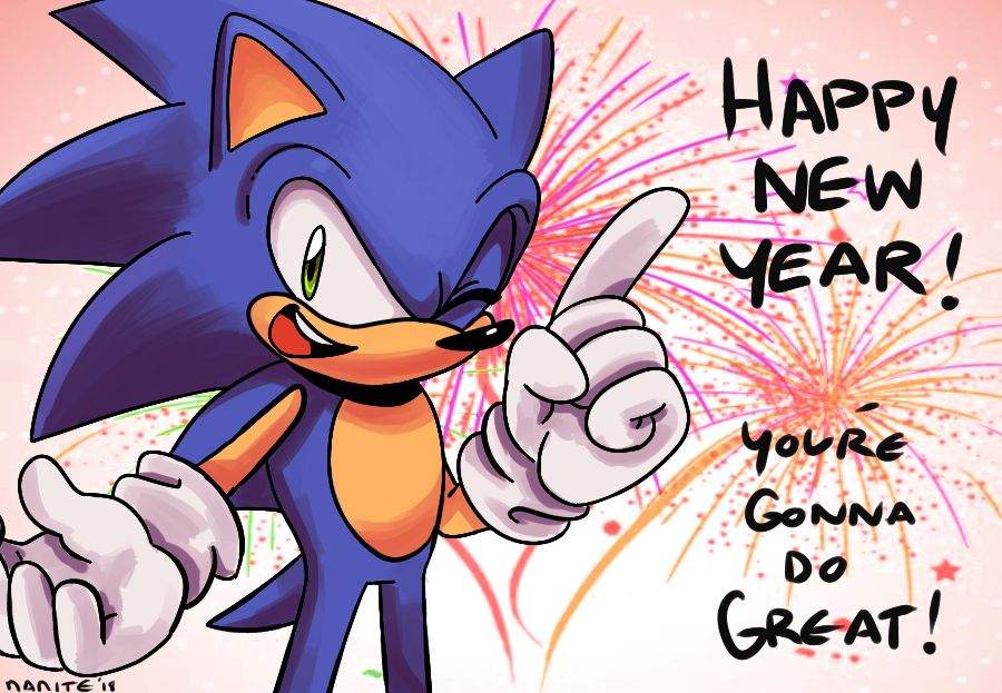 Happy New Year!!! Sonic the Hedgehog! Amino