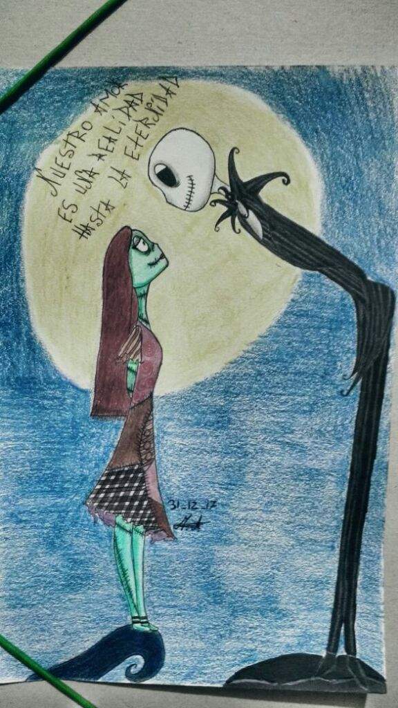 Dibujo De Jack Skeleton Y Sally Dibujos Y Arte Amino Amino