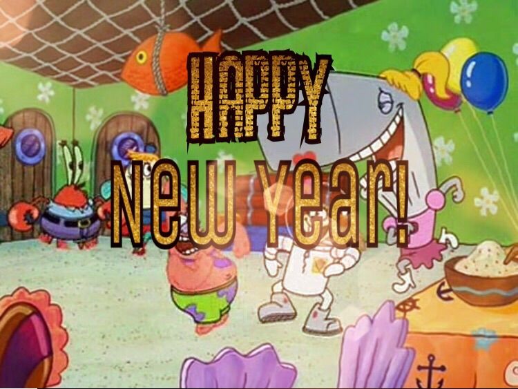 Happy New Year! SpongeBob SquarePants Amino