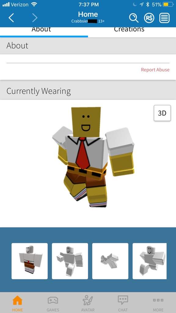 Spongebob Roblox Avatar