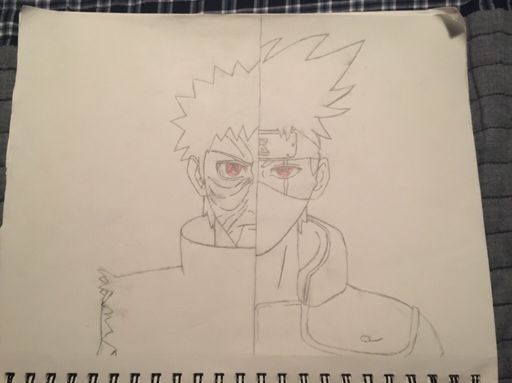 Kakashi Hatake & Obito Uchiha. Now time to draw there younger self’s ...