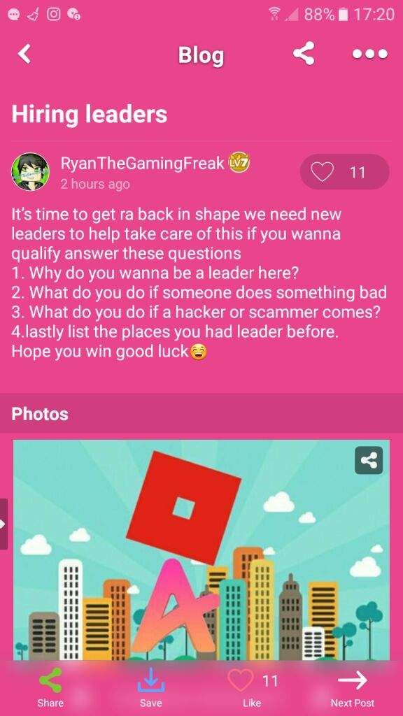 My Leader Application For Hiring Leaders Roblox Rebels Amino - roblox application questions