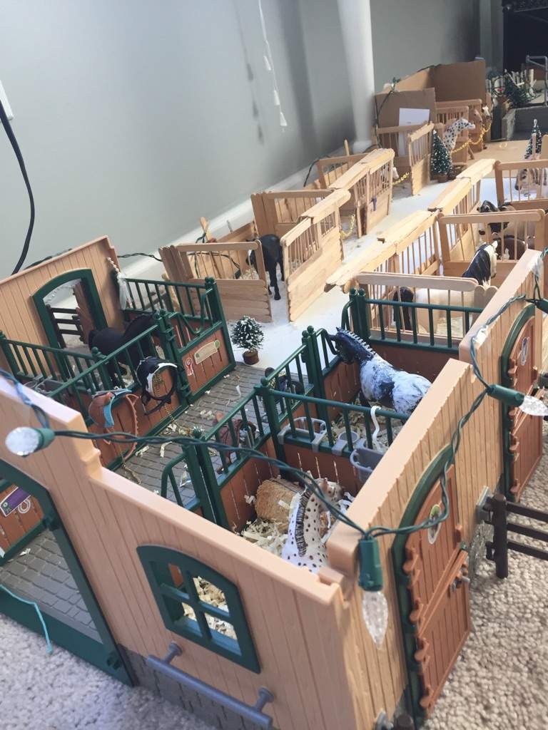 New stable set up Schleich Horses Amino