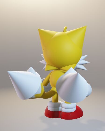 3D Classic Tails Model | Sonic the Hedgehog! Amino