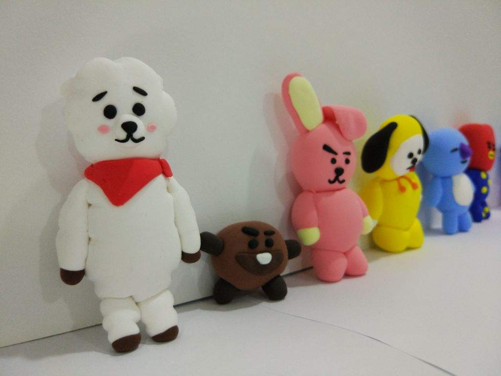 bts clay figures