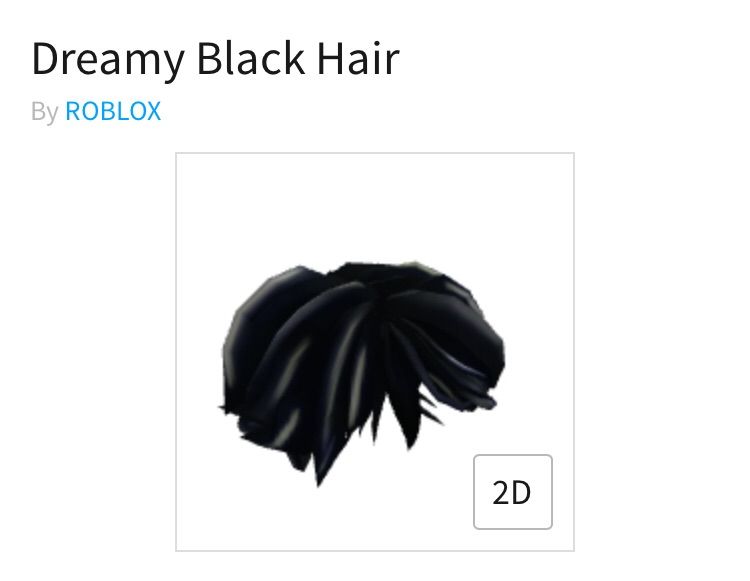 Dreamy Black Hair Roblox