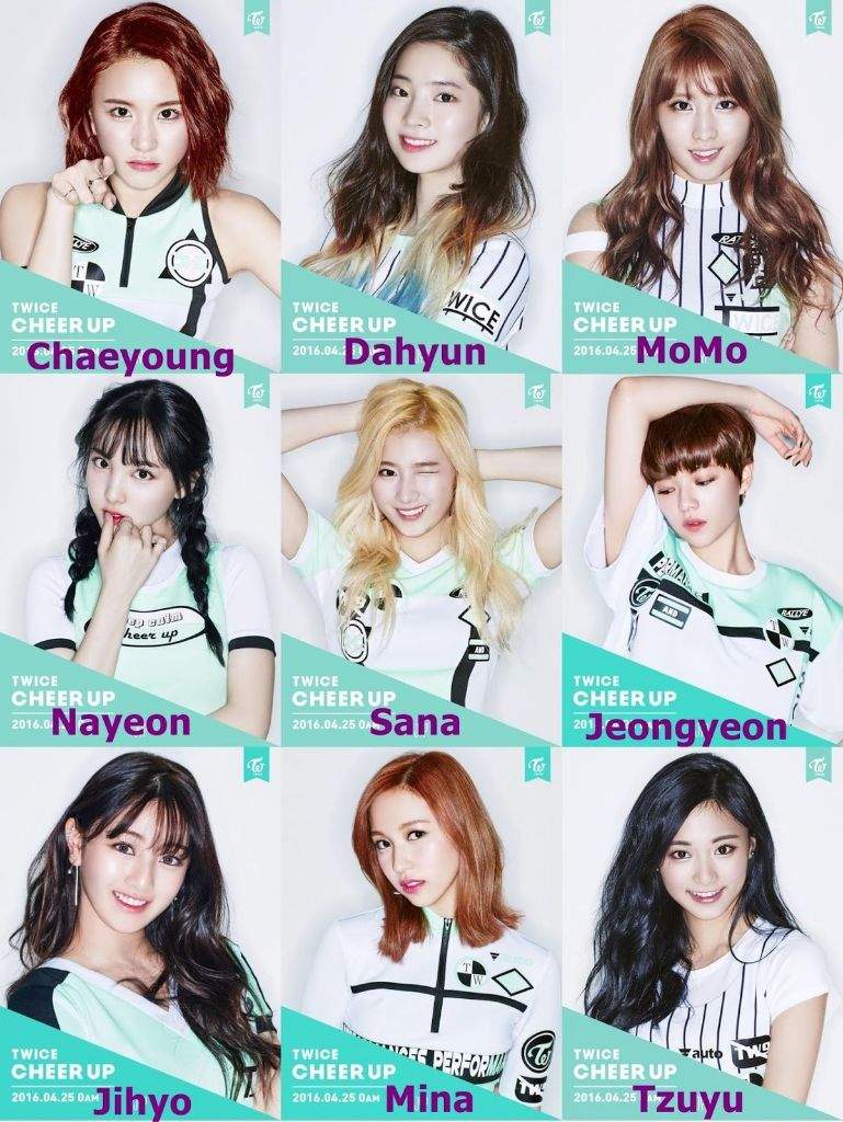 Twice😍integrantes •k Pop• Amino