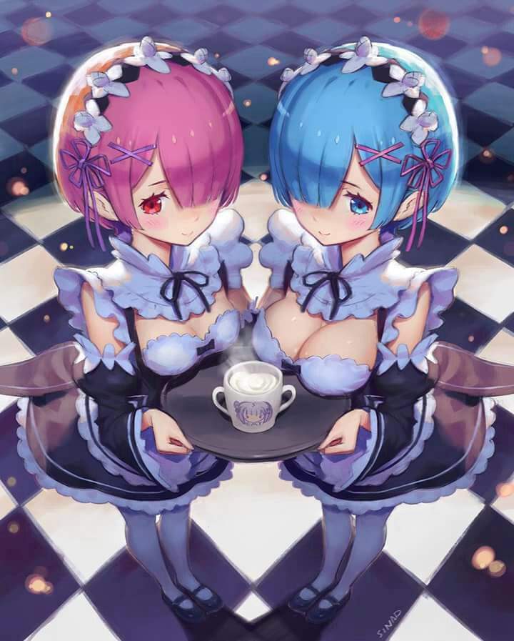 Here is my fav Rem and zero art I guess? 