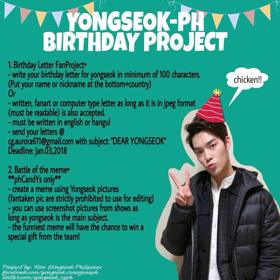 Dear Yongseok Birthday Project Cross Gene Amino Amino