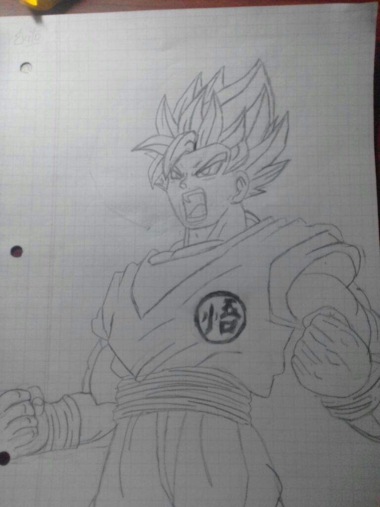 Dibujo de Goku super saiyajin blue kaioken | •Arte Amino• Amino