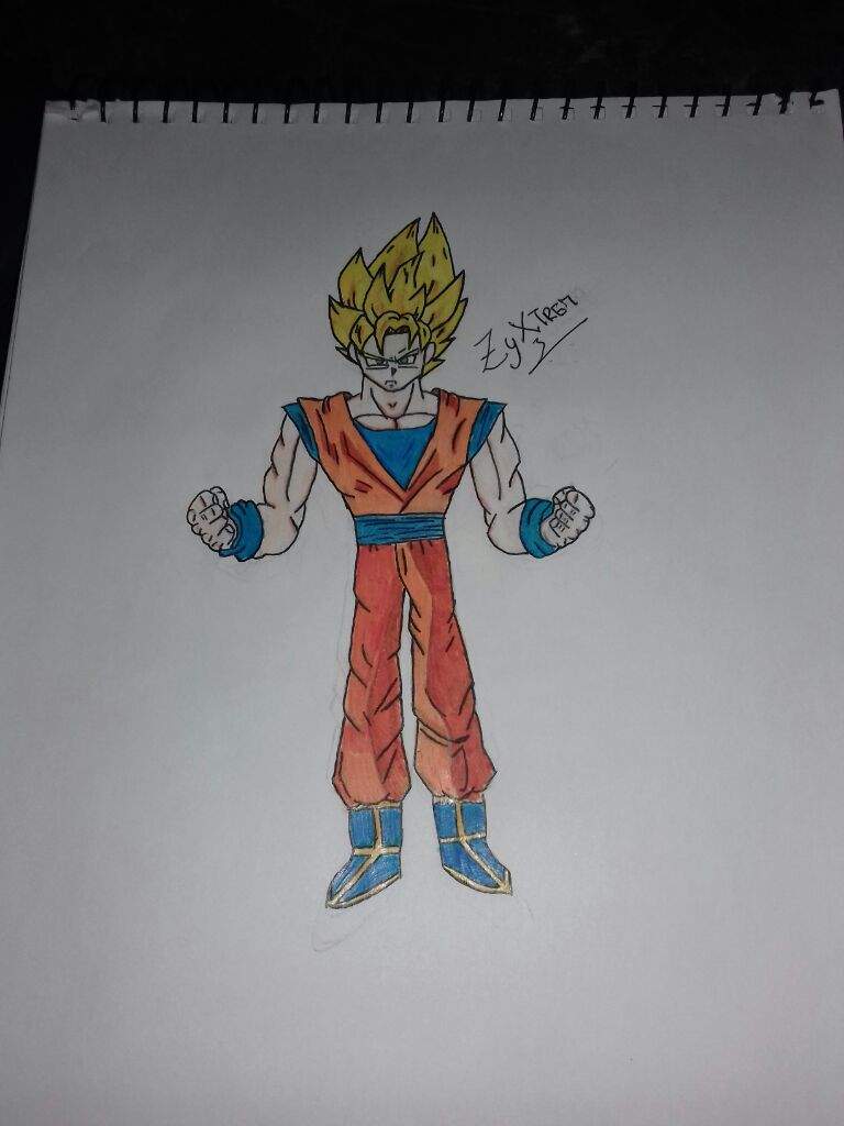 Dibujo de Goku super sayajin | ⚡ Dragon Ball Super Oficial⚡ Amino