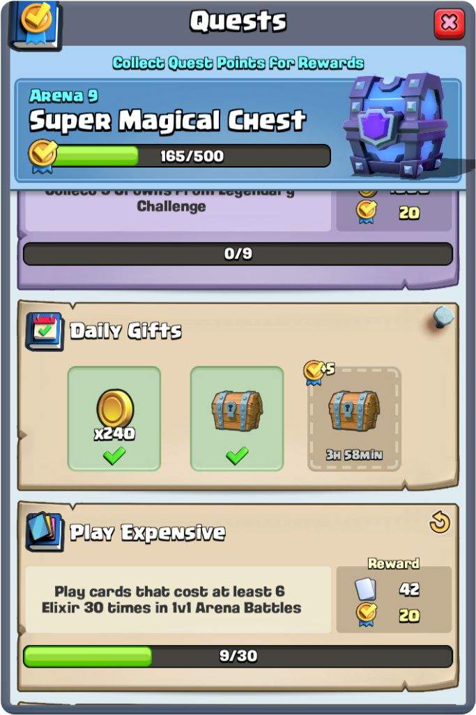 free super magical chest in clash royale