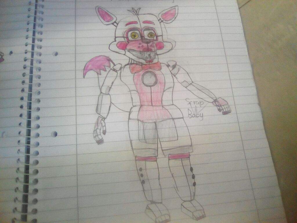 Funtime Foxy para el concurso de dibujos de silver Bonnie y funtime ...