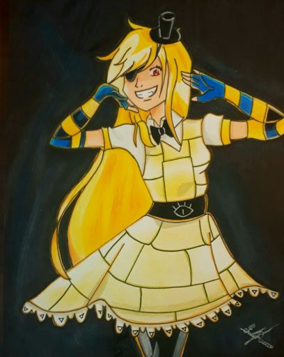 ¡Bill Cipher Version mujer! Espero les guste | DibujArte Amino