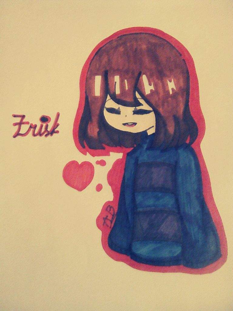 Determination Frisk The Human Fanart Undertale Aus Amino