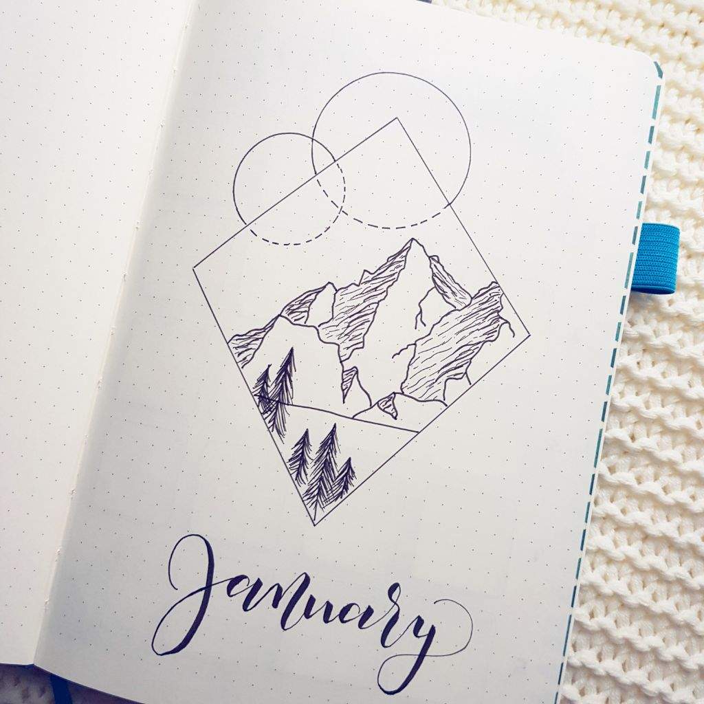 January set up | Bullet Journal Amino