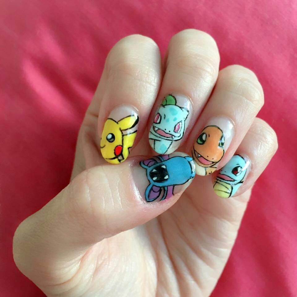 Pokemon Nails Art Anime Amino