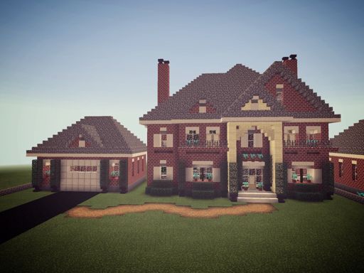 Large Brick House | Minecraft Amino