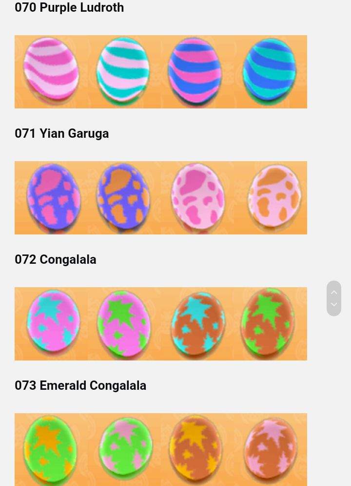 monster hunter stories egg pattern chart