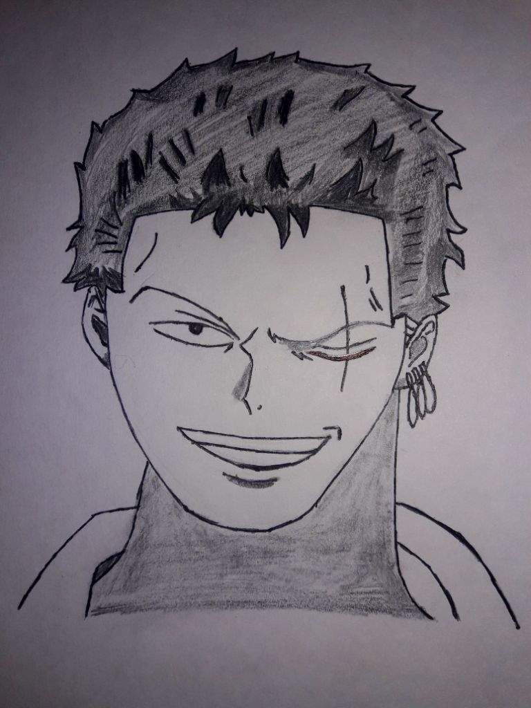 Mah First Drawing of Zoro..... | One Piece Amino