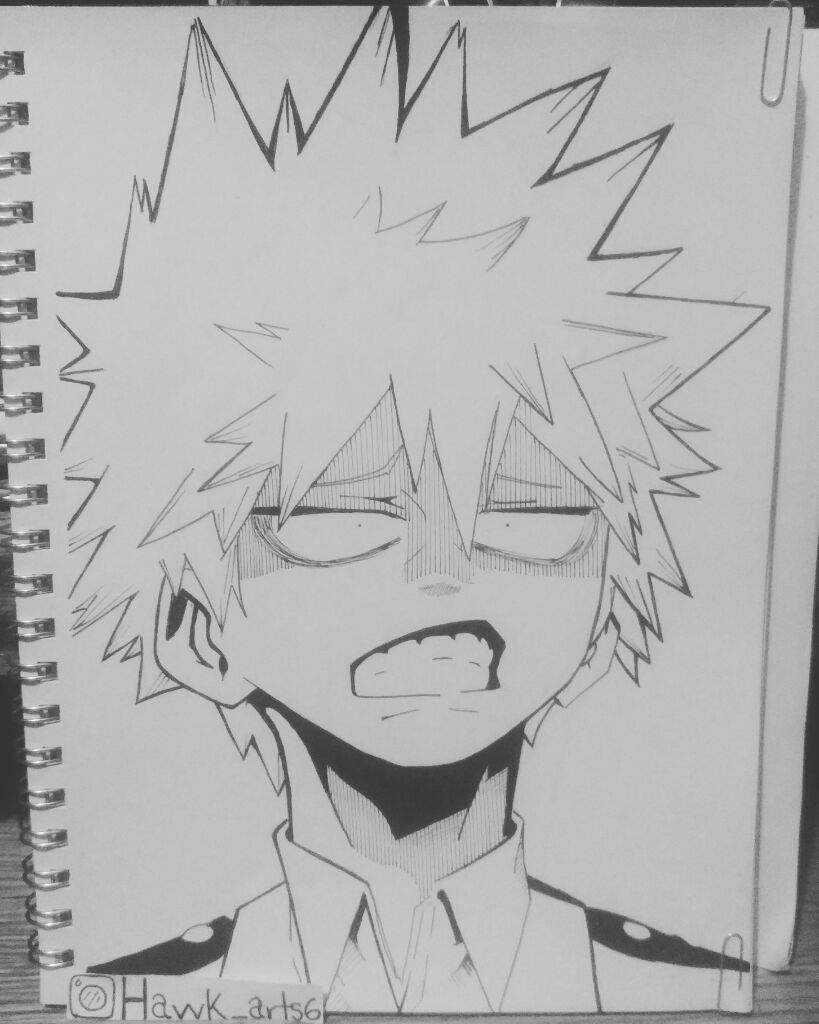 Bakugou Para Dibujar