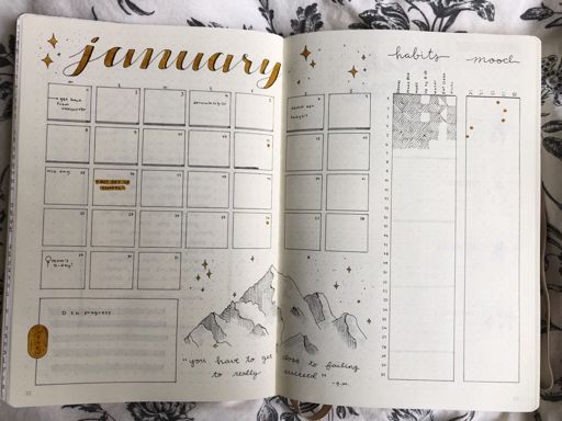 lunar calendar [2018 collections] | Bullet Journal Amino