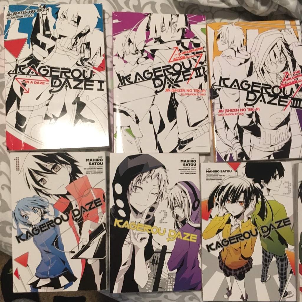 I Finished My Kagerou Daze Book Collection!!! | Kagerou Project Amino Amino