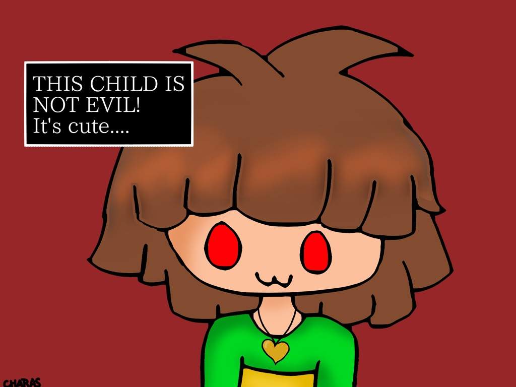 Chara Is Cute Not Evil Fanart Undertale Roleplayers Amino