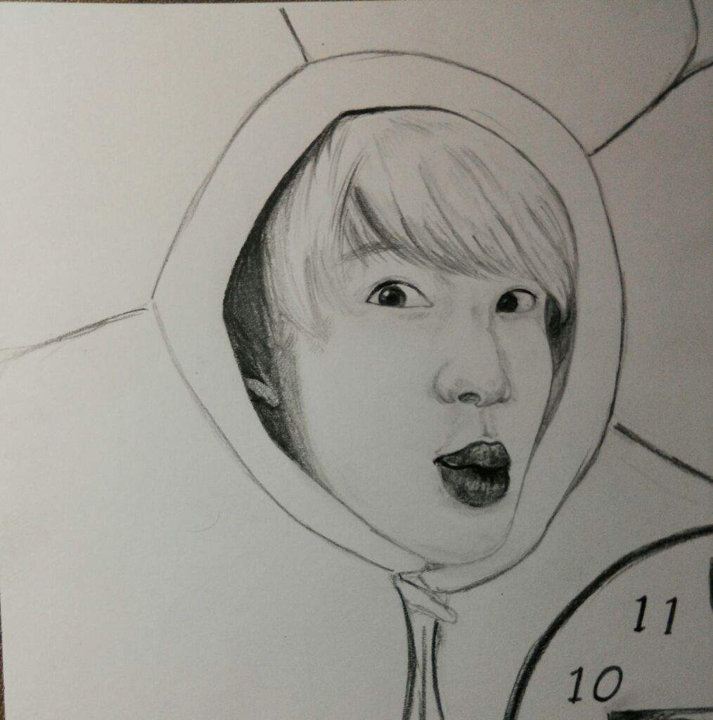 Jin in House of ARMY Fanart 🌼🍌🕙👨💖 ARMY's Amino