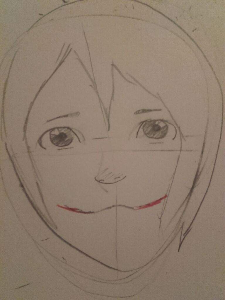 Drawing Jeff The Killer Face