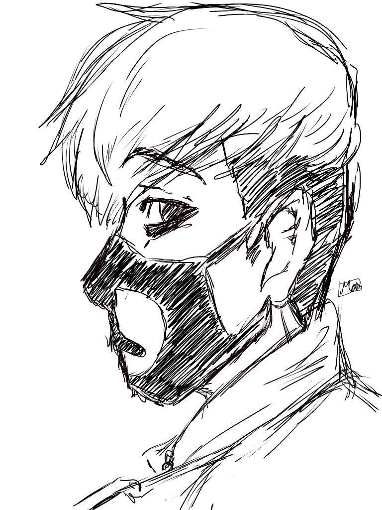 Sangwoo sketch | Killing Stalking (Webcomic) Amino