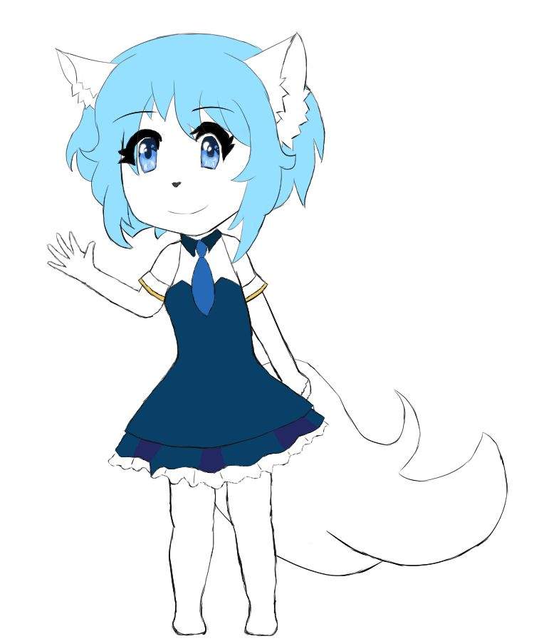 Wip My First Try On A Full Body Humanoid Its Wolfy