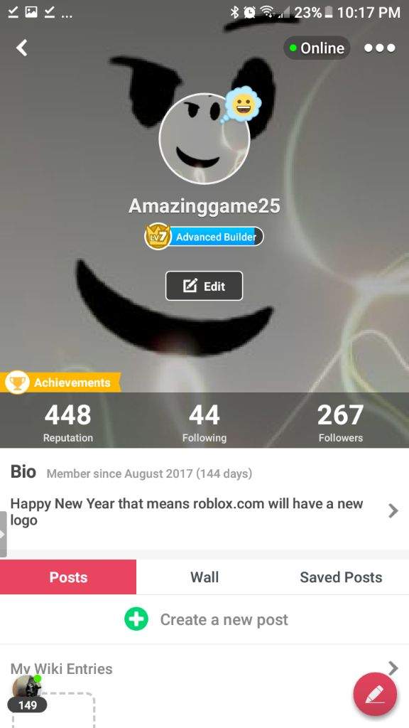 Look At My New Profile Picture Comment How Does It Look I Will Change If The Are Bad Comment Roblox Amino - roblox profile pictures of this game is great