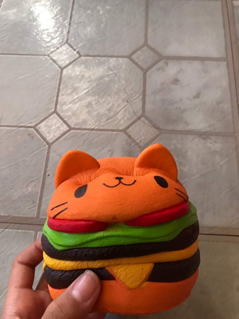 cat burger squishy