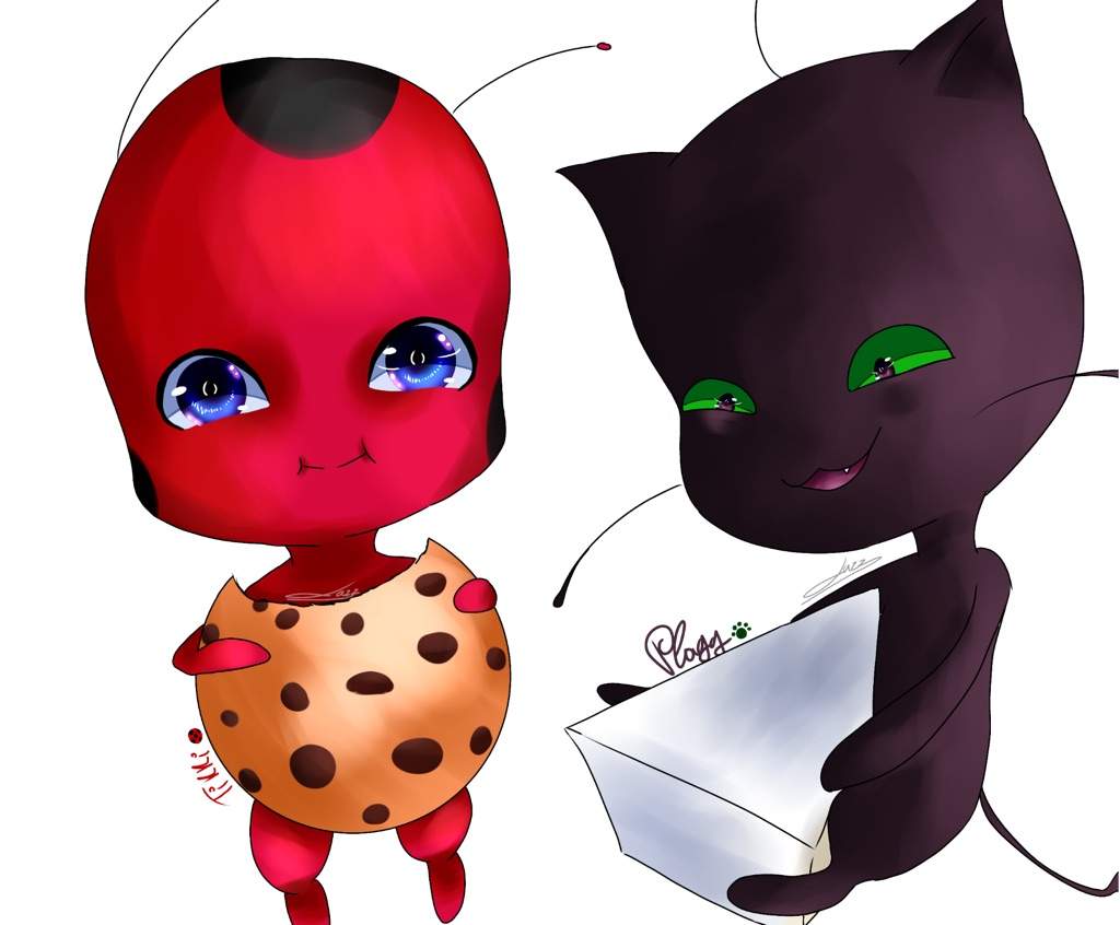 Plagg and Tikki as icons ! | Miraculous Amino