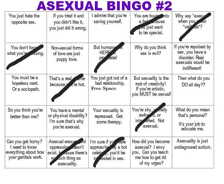 Asexual Bingo.