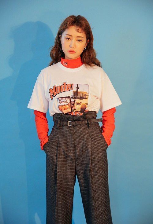 turtleneck outfits korean