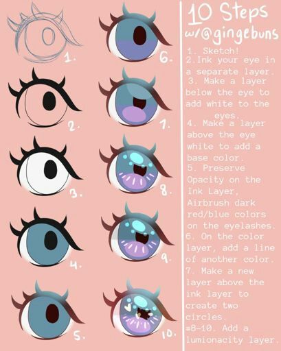 How I Color - Eyes | Kawaii Amino Amino