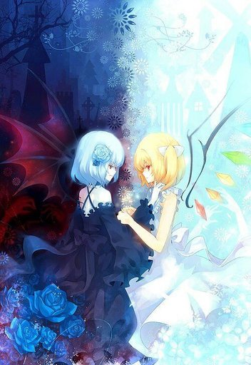 الصورة Devil And Angel Anime Girl Pinterest Dark Side