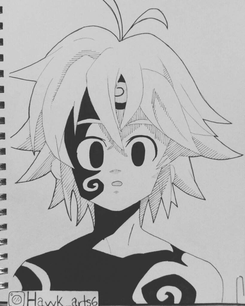 Dibujo de meliodas estilo manga | Dibujos Y Anime Amino