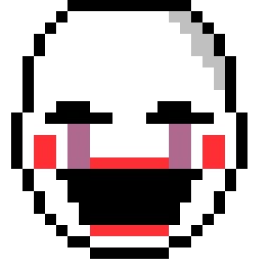 Dibujo de Puppet en pixel art | FNaF Amino [ Español ] Amino