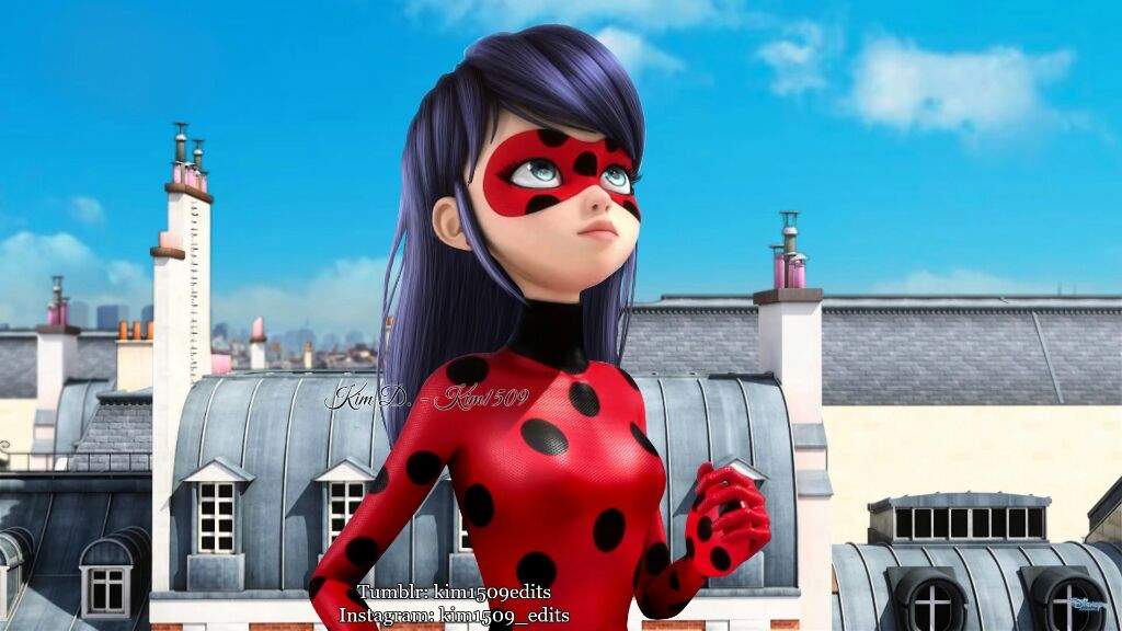Ladybug with her hair down [New style] (By Kim1509) | Miraculous Amino