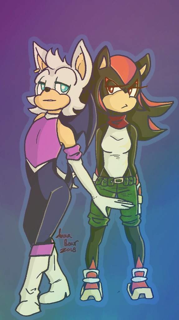 Genderbend Rouge/Shadow | Sonic Artist Central Amino