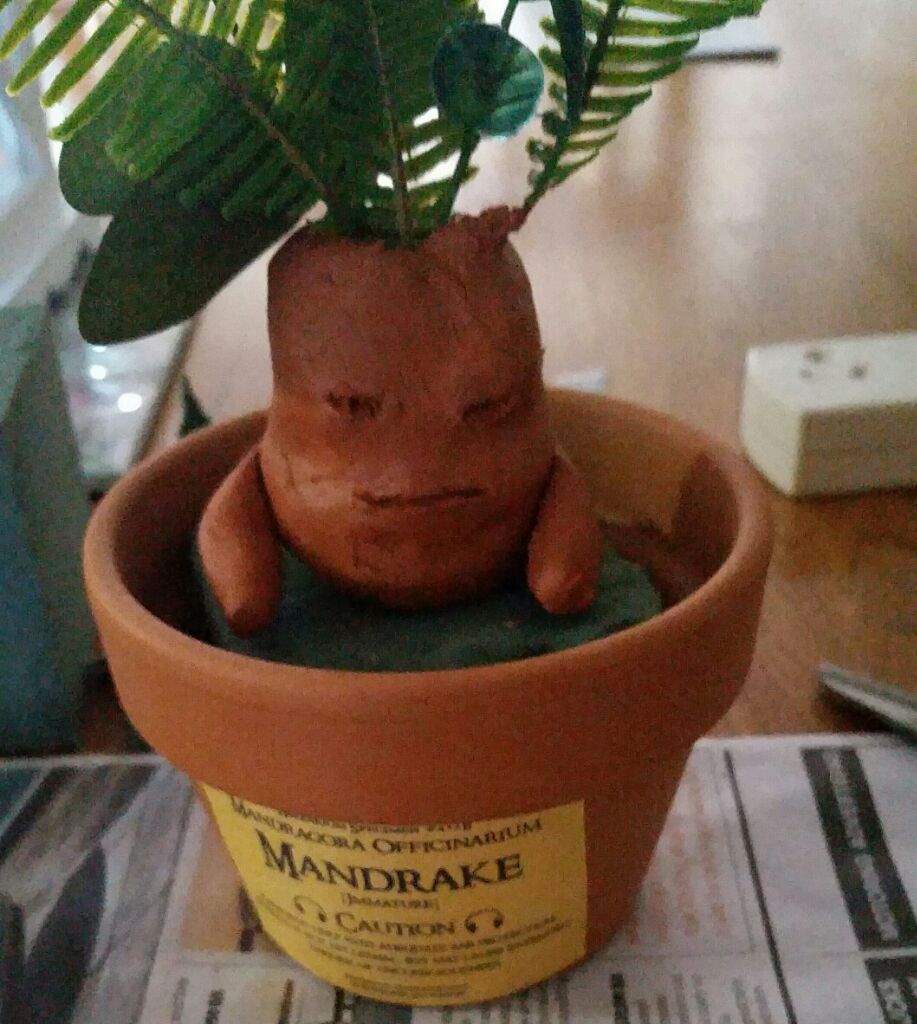 harry potter interactive plush mandrake